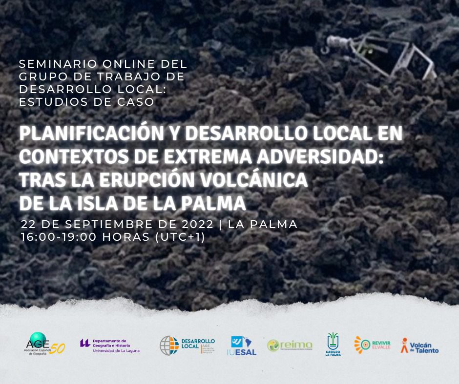 Planificación y Desarrollo Local en contextos de extrema adversidad: tras la erupción volcánica de la isla de La Palma