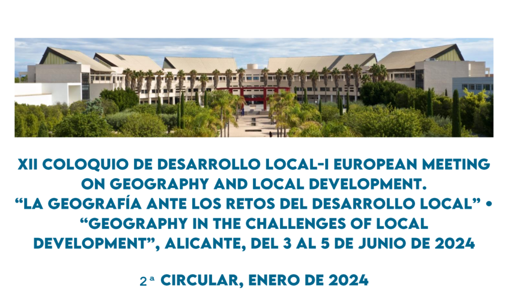 XII Coloquio de Desarrollo Local - 2024 - Alicante